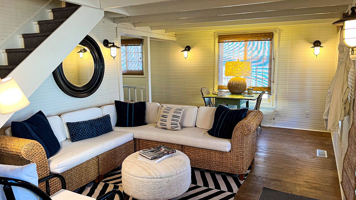 Clear Lake Cabin | Modernized, 100+ year-old Clear Lake Cottage just steps from the lake & PM Park.