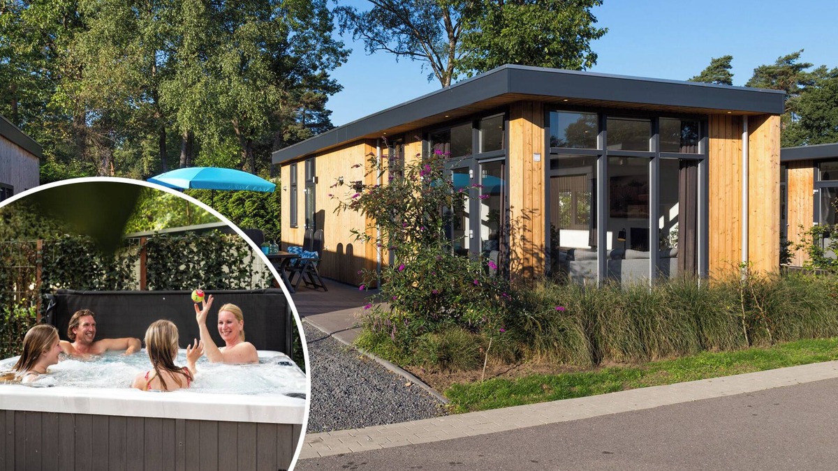 Lunteren Ski Chalet | ✓ Module at Landgoed de Scheleberg ✓ Holiday home for 5 persons ✓ Situated in Lunteren (Gelderland) ✓ Holiday park at the Veluwe ✓ Book directly at the park