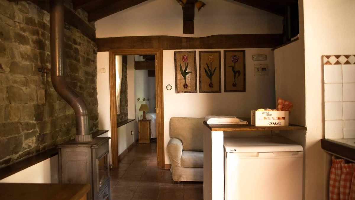 Vega de Pas Apartment | Molino de Yera - Estudio with garden view