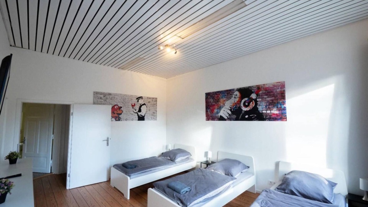 Gulzow Apartment | Monteurwohnung für 8 Personen in Gülzow – WLAN, Aufenthaltsraum, Parkplatz, Nähe Hamburg - RZ02a