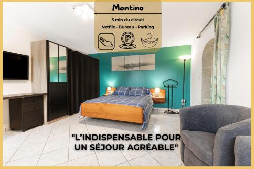 Mulsanne Apartment | Montino - Studio 5 min du circuit - Parking - Wifi