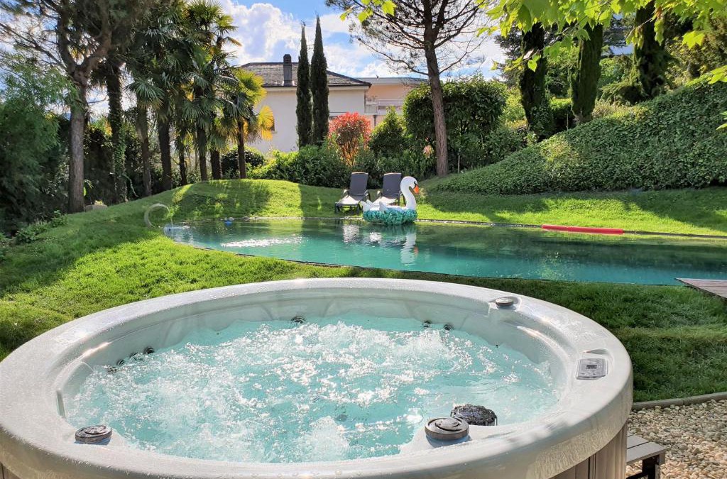 Montreux City Centre Villa | Montreux Rotana Garden House with Private Pool - Swiss Hotel Apartments