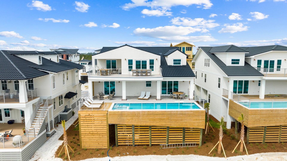 Bay County House | Moonstone: Stunning 9BR Home- Beachfront, Priv. Pool, Pet Friendly, Sleeps 26!