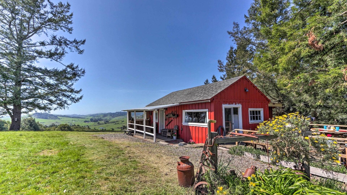 Freestone Cabin | 'Moonview Ranch' on 20 Acres in Sonoma County!