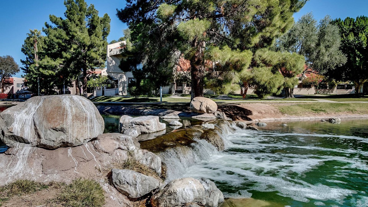 Desert Shores Condo | More than 200n AMAZING 5-star reviews! Lakefront 2BDR, 2Baths+ HEATED Pool