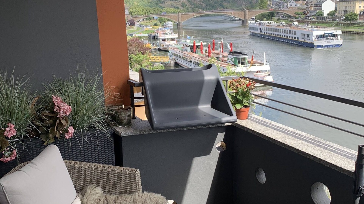 Cochem Apartment | Moselapart IV with balcony, Mosel view