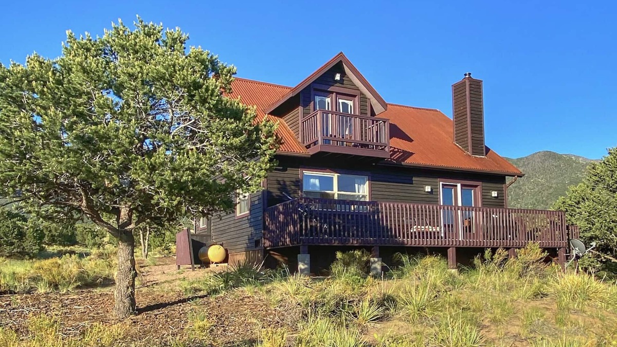 Baca Grande House | Mountain lodge w/panoramic views from hot tub