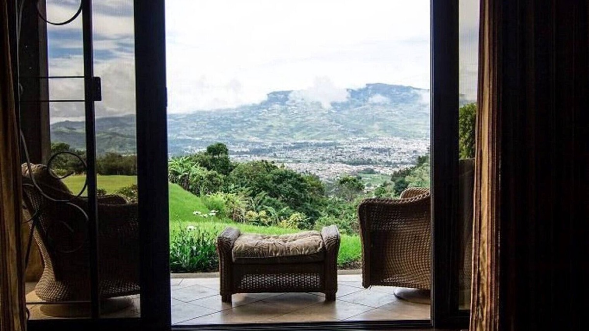 San Miguel Villa | Mountain Luxury Mansion valley and city lights view.