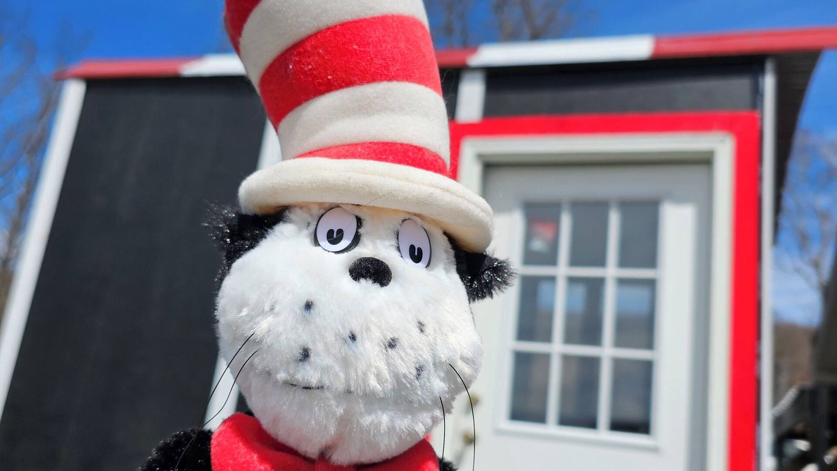 Town of Broome House | Mountain Top Glamping w. Dr. Seuss Theme Cat in the Hat on Wheels with Heat