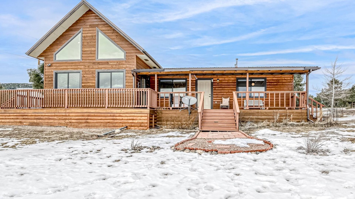 Alpine Village House | Mountain View Home w/Fantastic Setting, Fireplace, WiFi, W/D & Two Decks