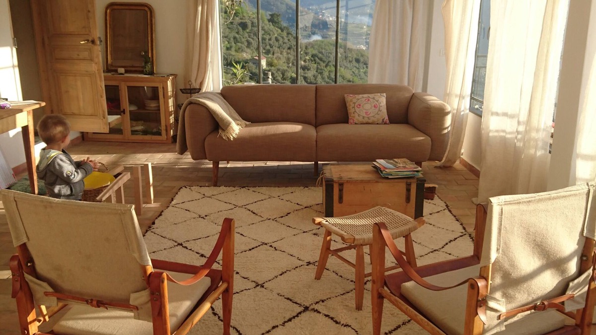 Borghetto d'Arroscia House | Mountains and sea - rustic, modern stone house with panoramic views