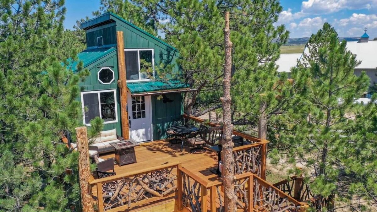 Larkspur Cabin | Mountainside Tree House Retreat