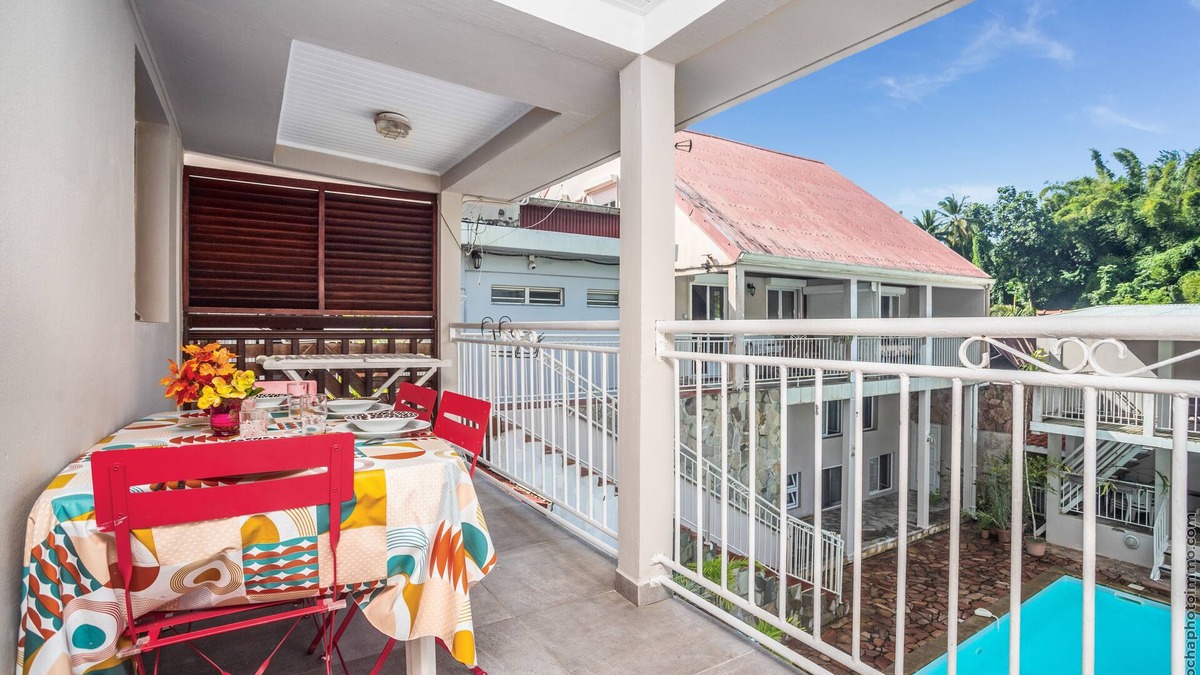 Saint-Pierre Apartment | Horizon Créole - Climatisé avec piscine partagée