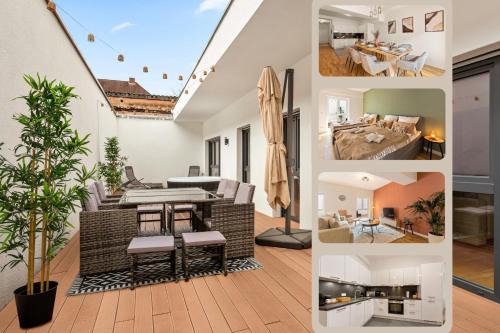 Osterreicher Kolonie Apartment | MT Living - private Terasse - Whirlpool