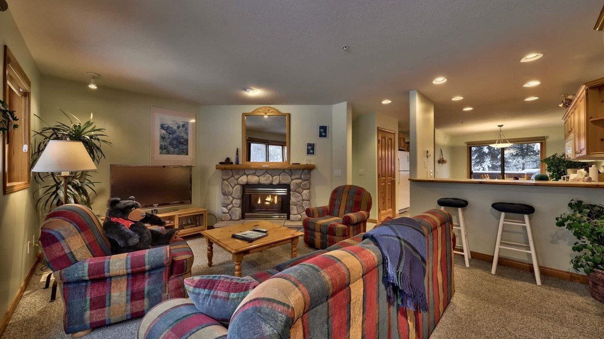 Sun Peaks Condo | Multi level 2 bedroom condo, ground floor entrance, close to village center and next to ski runs