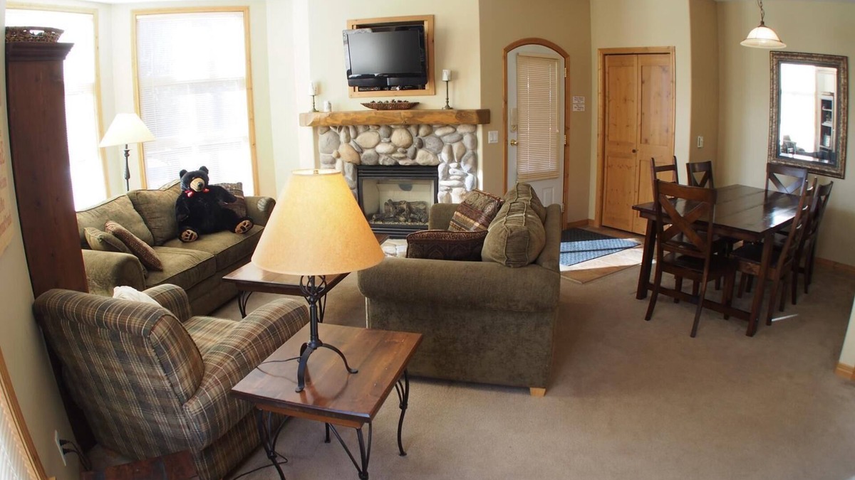 Sun Peaks Condo | Multi level 3 bedroom condo with easy access to ski runs and view of Mt. Morrisey