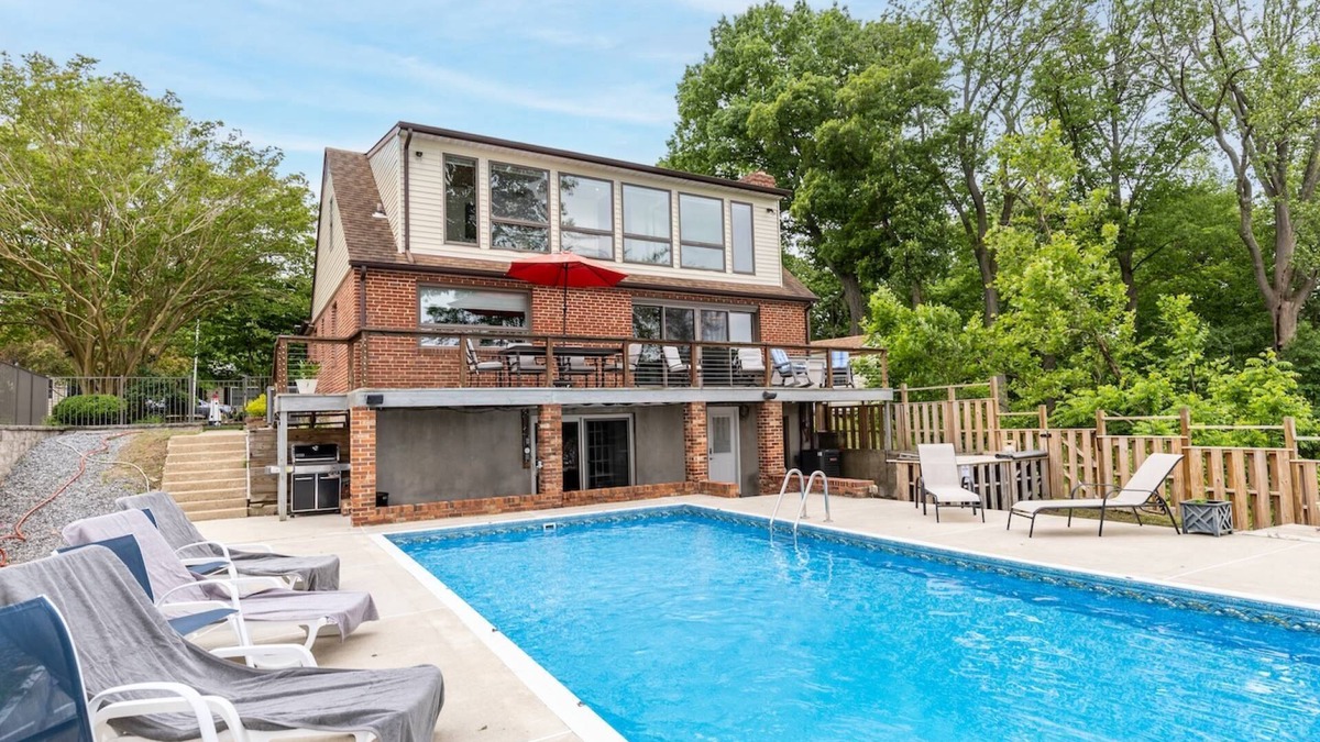 Arnold House | Multi-unit Waterfront Home with Pool and Pier