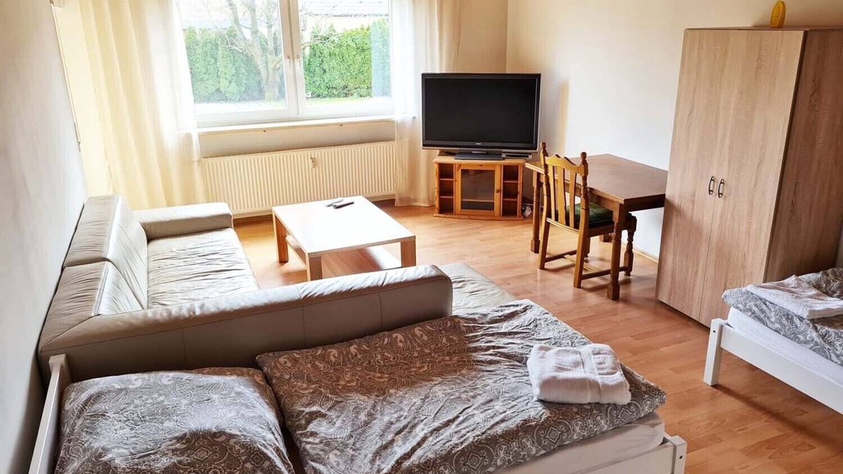 Petersaurach Apartment | Nü04 - Ferienwohnung mit Garten in Langenloh bei Nürnberg, 85qm, 3 Zimmer, Max. 6 Personen