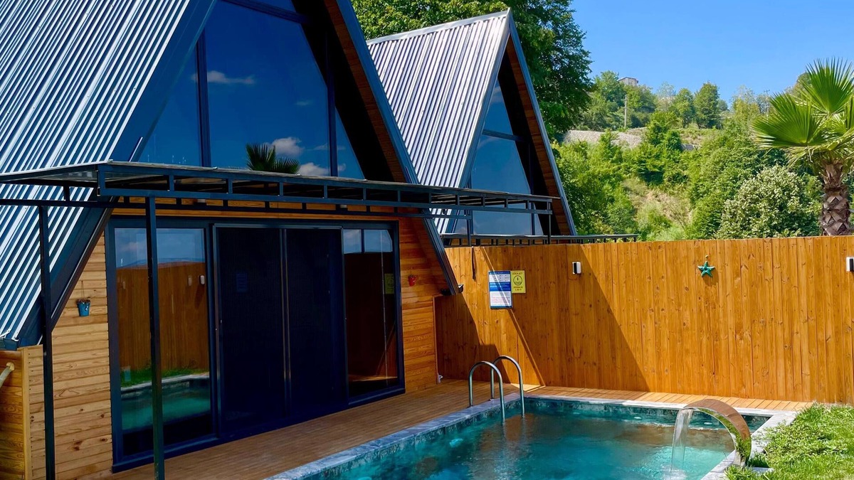 Sapanca House | n2+1 Heated Private Pool- Lake View - 5 Person Bungalow in Dibektaş