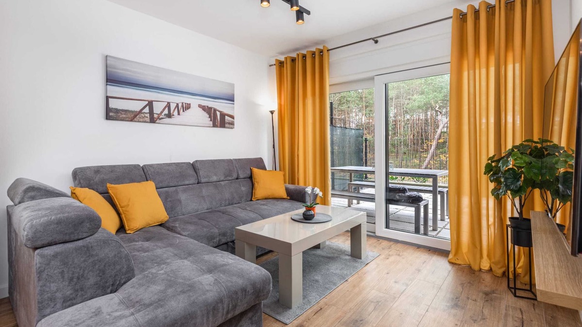 Miedzywodzie Apartment | Na Wydmach B6 | Bright Apartment | 1 Bedroom