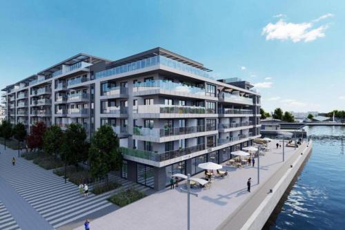 West Pomeranian Voivodeship Apartment | Nad Odrą Szczecin - luksusowy apartament z widokiem na Odrę, tarasem i klimatyzacją