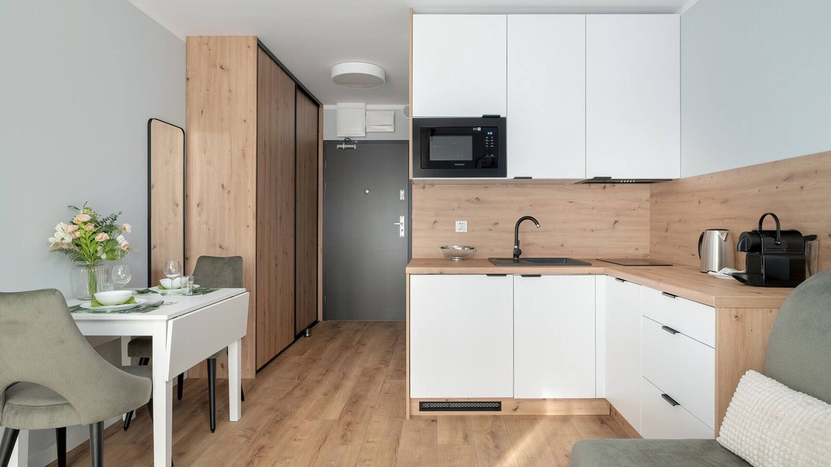 Nowe Miasto Apartment | Nadolnik 8A | Studio for 2 people, Coffee machine | Poznań