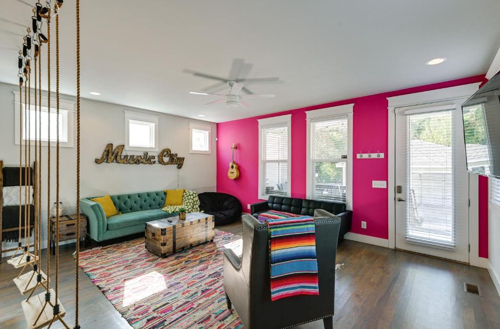 East Nashville House | Nashville Home with Fire Pit, Near Nissan Stadium!