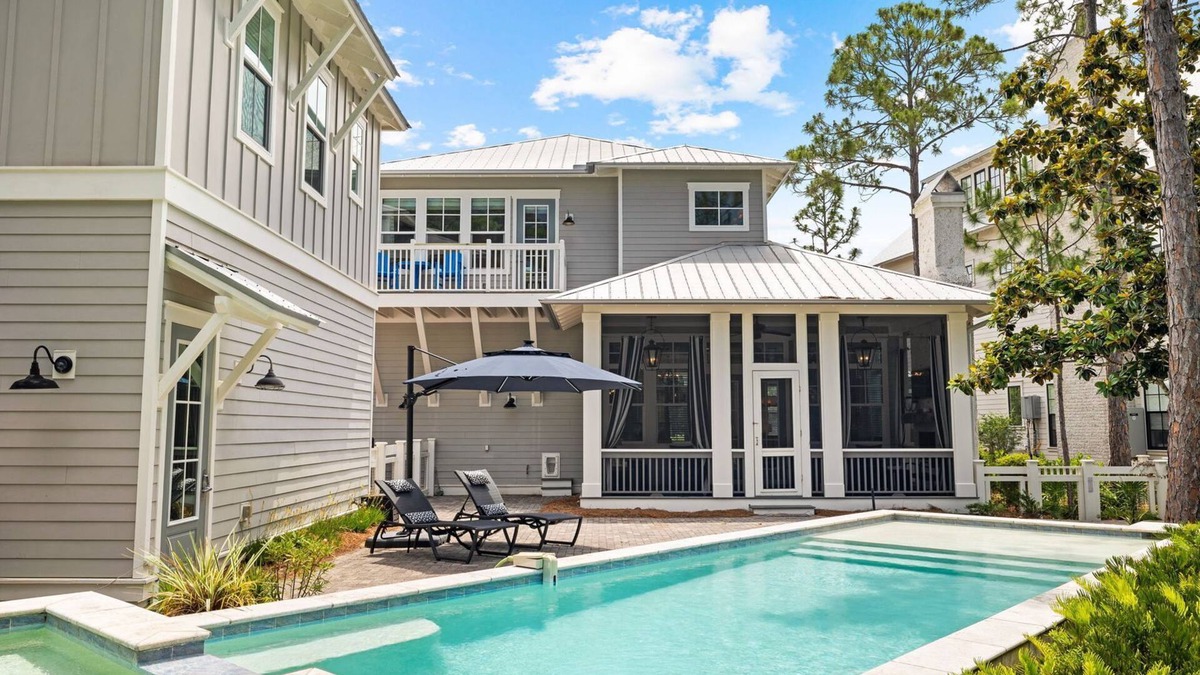 Watercolor House | Nature's Retreat | Watercolor Resort Phase 4 | Pool & Hardscape Area!