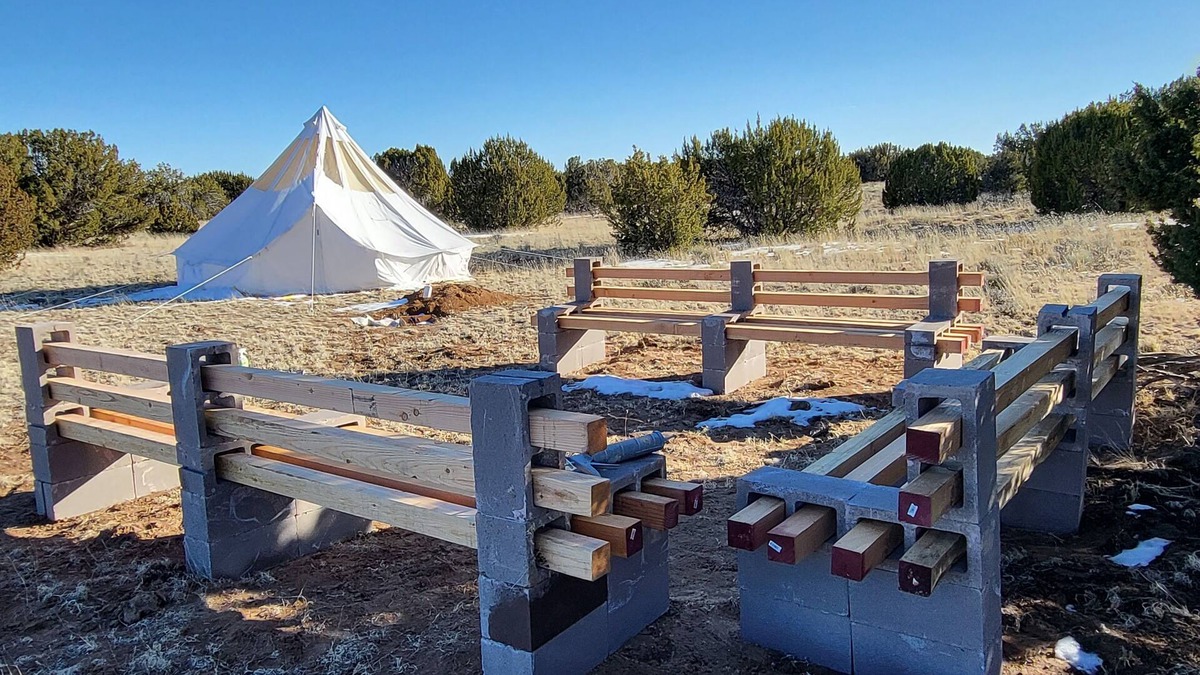 Chambers RV Rental | Naturistic Bell Tent with Firepit Overlooking the Mountains!