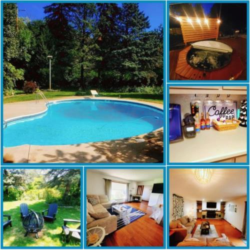 Racine House | Nautical Splash Pad Spacious 3bdrm Cedar Hot tub Wifi Hulu DisneyPlus Coffee Espresso Bar