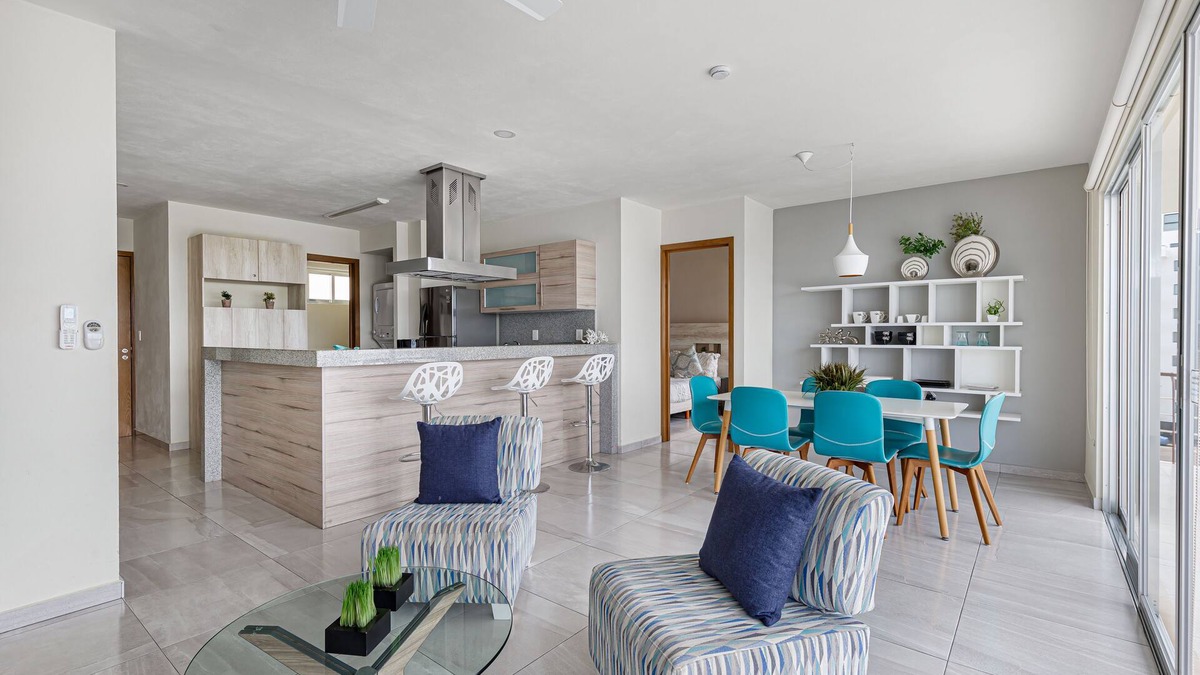 Cancun Apartment | Near airport - 3 bedrooms-ideal for families!