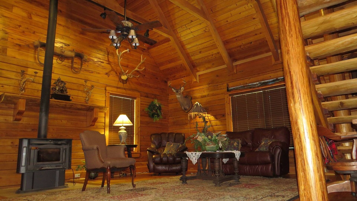 Clarksville House | Near Panama City Log Home Chipola River Dead Lakes Scenic Views On River