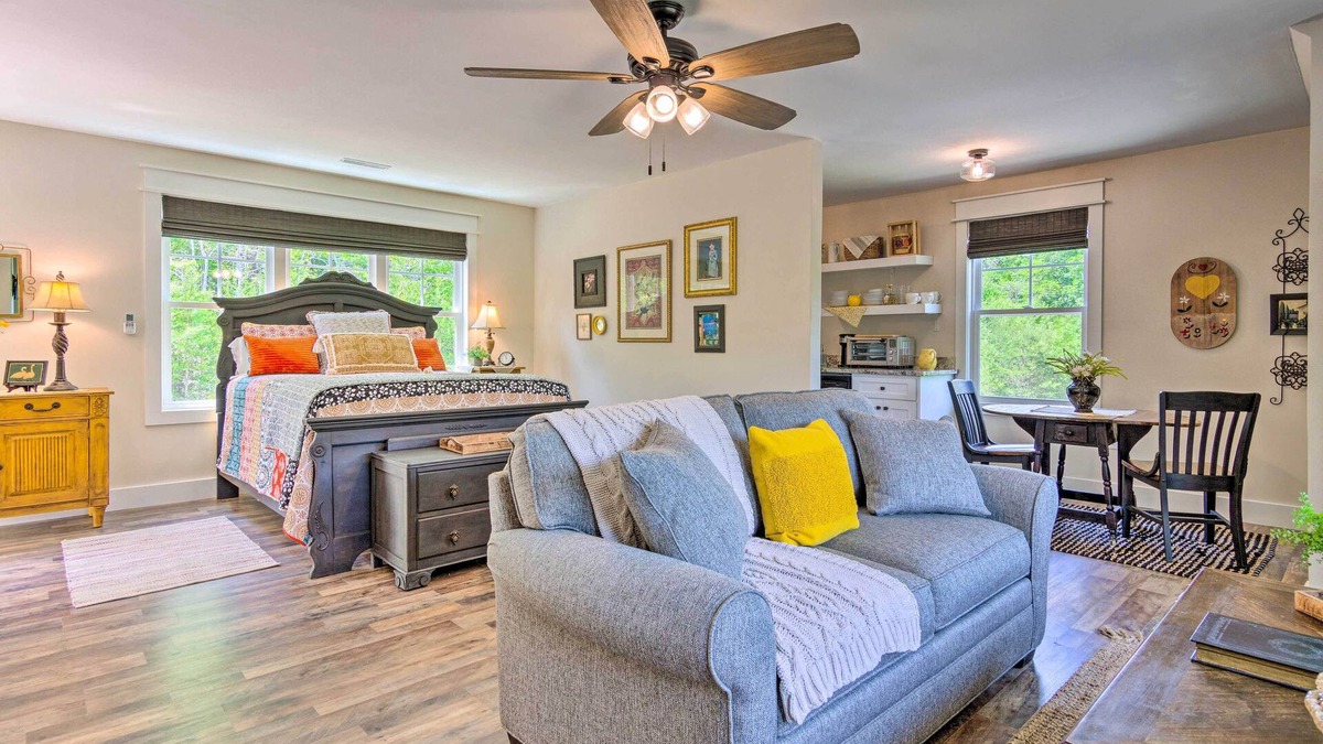 Tigerville Apartment | Near Parks, Trails & Lakes: Quaint Landrum Escape!