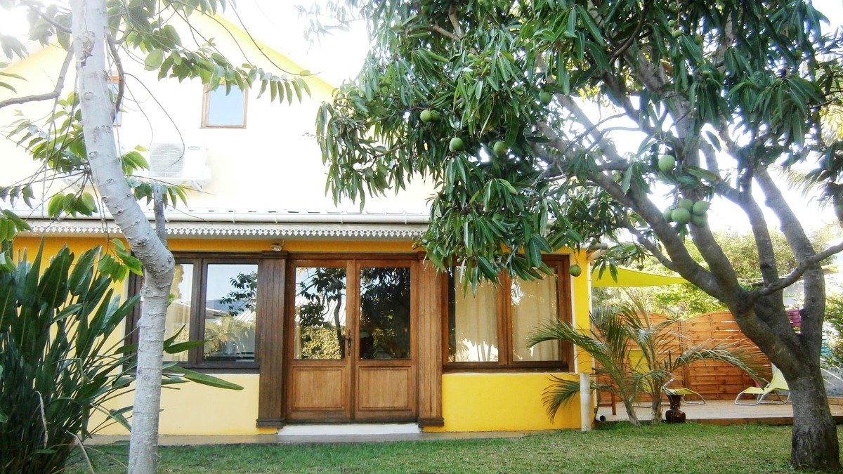 Etang Sale Les Bains Villa | nearest beach, Villa colors turned to her garden and swimming pool