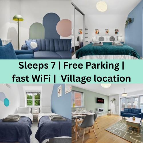 Hampton-in-Arden House | NEC Birmingham Airport Modern Village Retreat, Sleeps 7, Free Parking