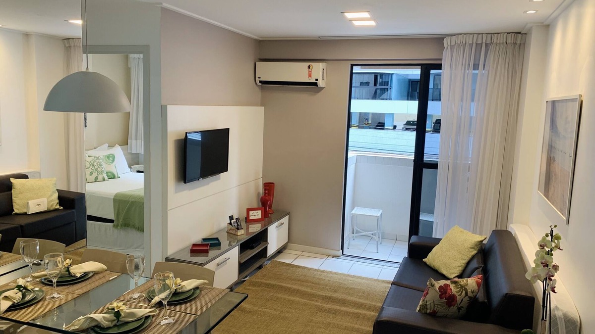 Pajucara Apartment | NEO107 BeiraMarBeachPajuçaraComView, Air-conditioned, Wi-Fi.