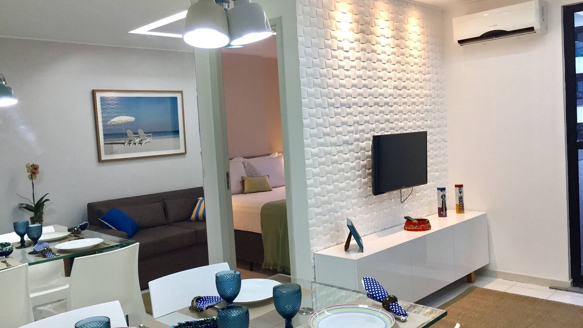 Pajucara Apartment | NEO603 BeiraMarBeachPajuçara, privileged view, Air-conditioned,