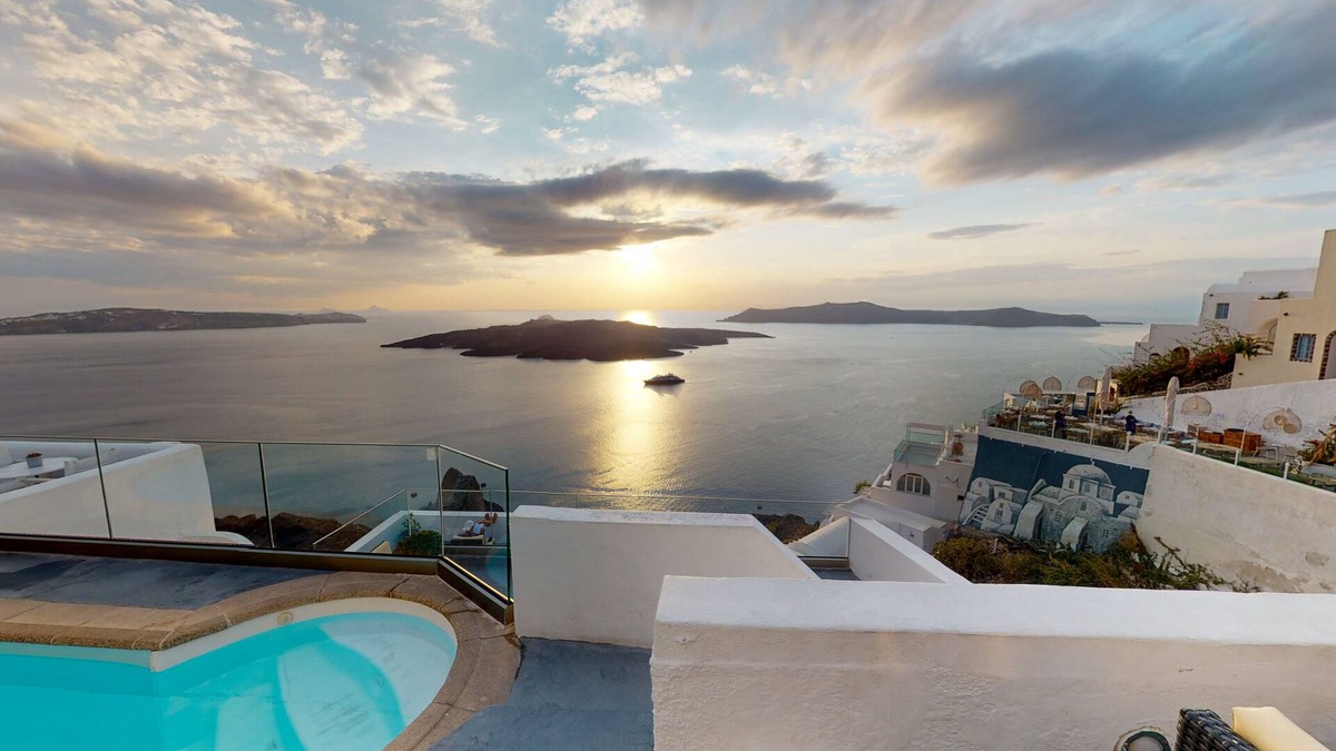 Fira House | Neoklassiko Koukouli Family room sea view