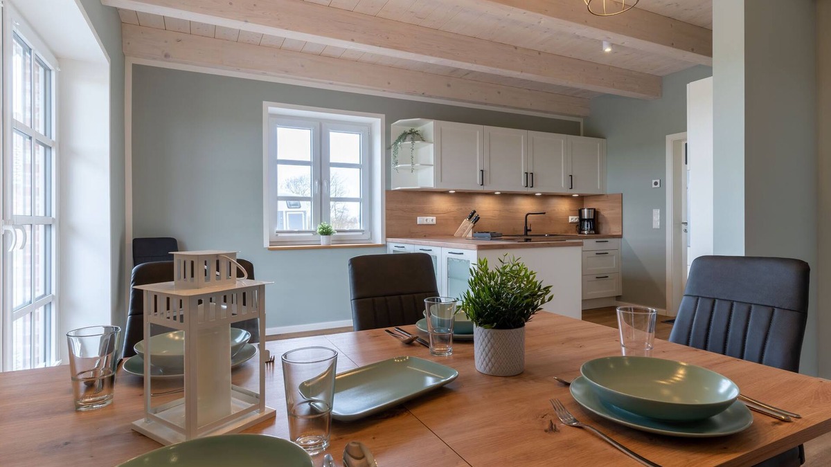 Karolinenkoog House | Neubau! DHH Direkt an der Eider mit Sauna für bis zu 6 Personen