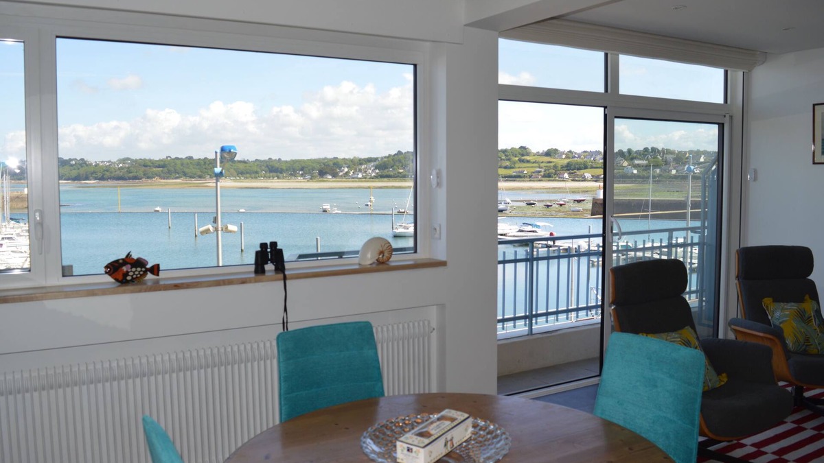 Perros-Guirec Apartment | NEW 2019. Apartment overlooking the marina, classified 4 stars