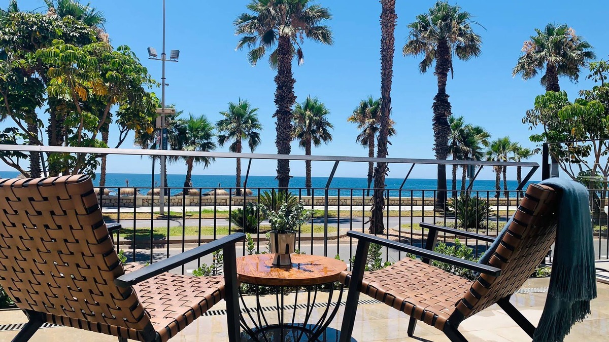 La Caleta Apartment | (NEW 2022) LA MALAGUETA BEACH FRONT LUXURY SUITE WITH PARKING AND SEA VIEWS