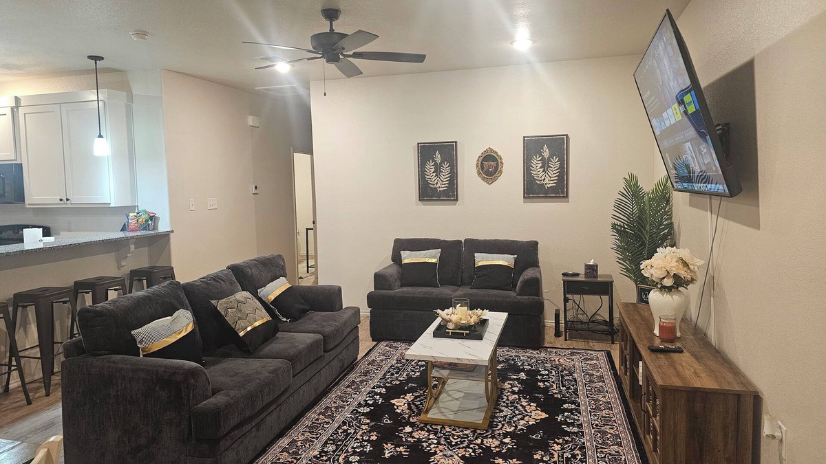 North by Northwest House | New 3BR/2BA townhome in Northwest Lubbock, minutes from Texas Tech, hospitals,