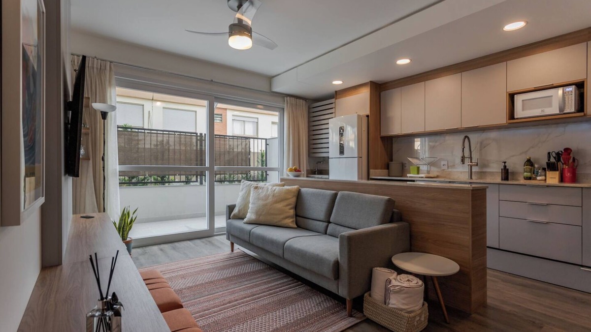 Centro Apartment | New Apartment in the Center of Canoas with 2 Bedrooms and Parking Space