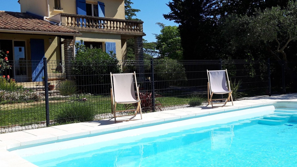 Blauzac Apartment | New apartment with air conditioning, terrace and swimming pool near Uzès