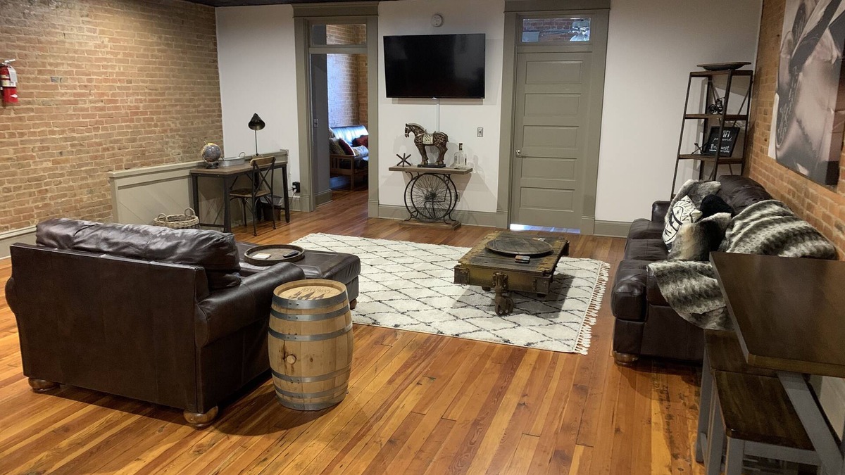 Elizabethtown Condo | NEW “Bourbon on the Square” Downtown Rustic Loft