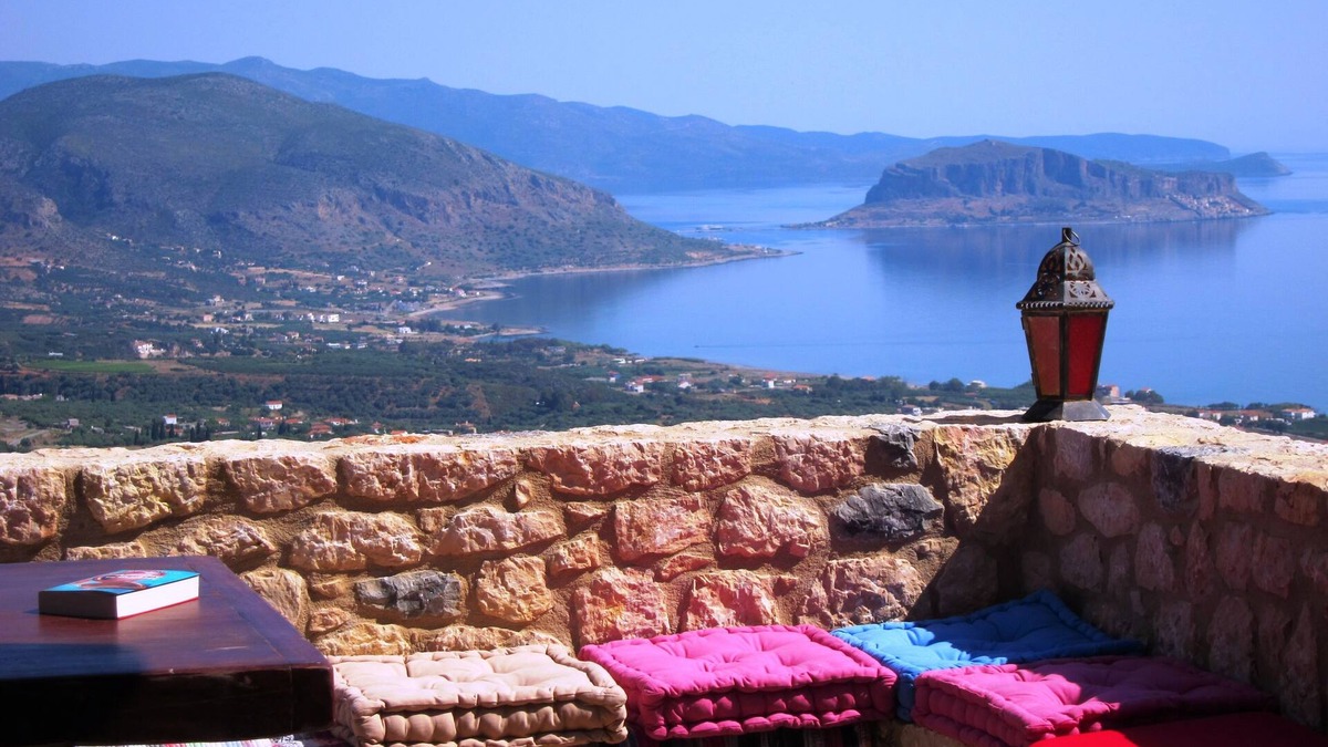 Monemvasia Villa | New Built Luxury Villa With External Spa, Stunning Sea Views Peaceful Location