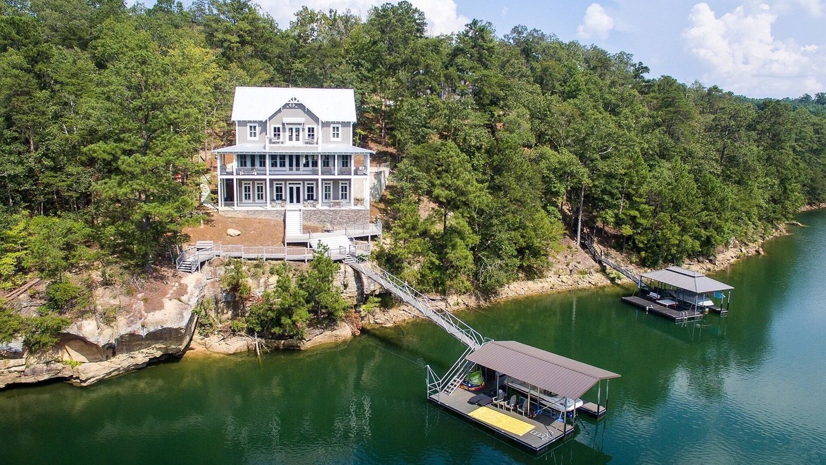 Arley House | New Craftsman Lakefront Home On Smith Lake