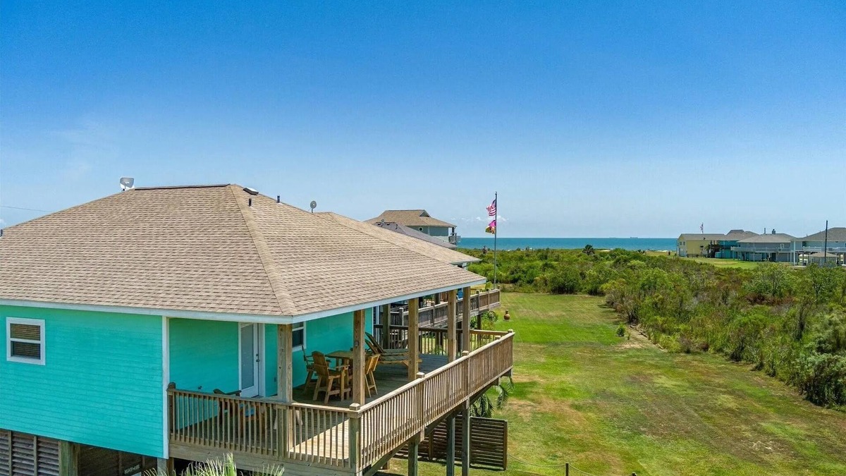 Port Bolivar House | New Crystal Beach Luxe Oceanview