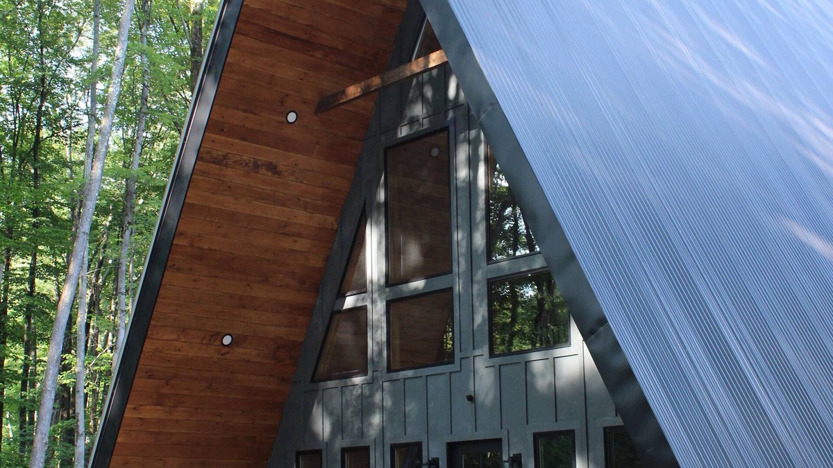 Monticello Cabin | New Custom A-Frame in Swinging Bridge Lake Community