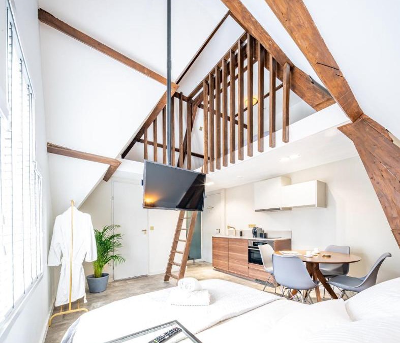 Schiedam Bed & Breakfast | New Family Penthouse 7Min from Rotterdam Central Station top floor app4